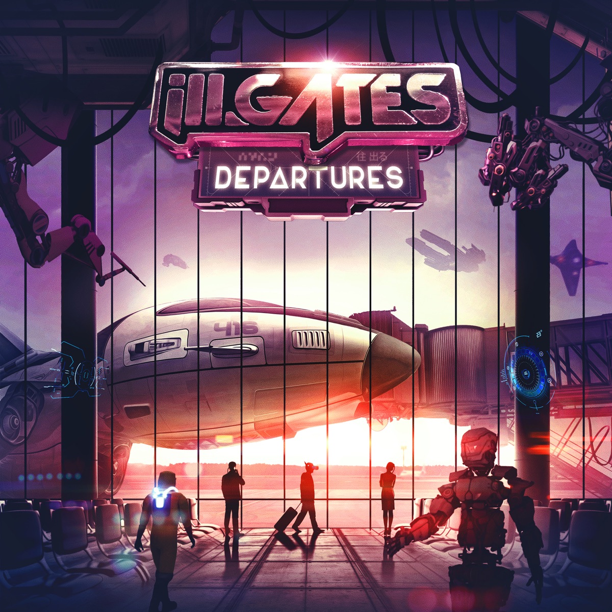 Departures by ill.gates album cover
