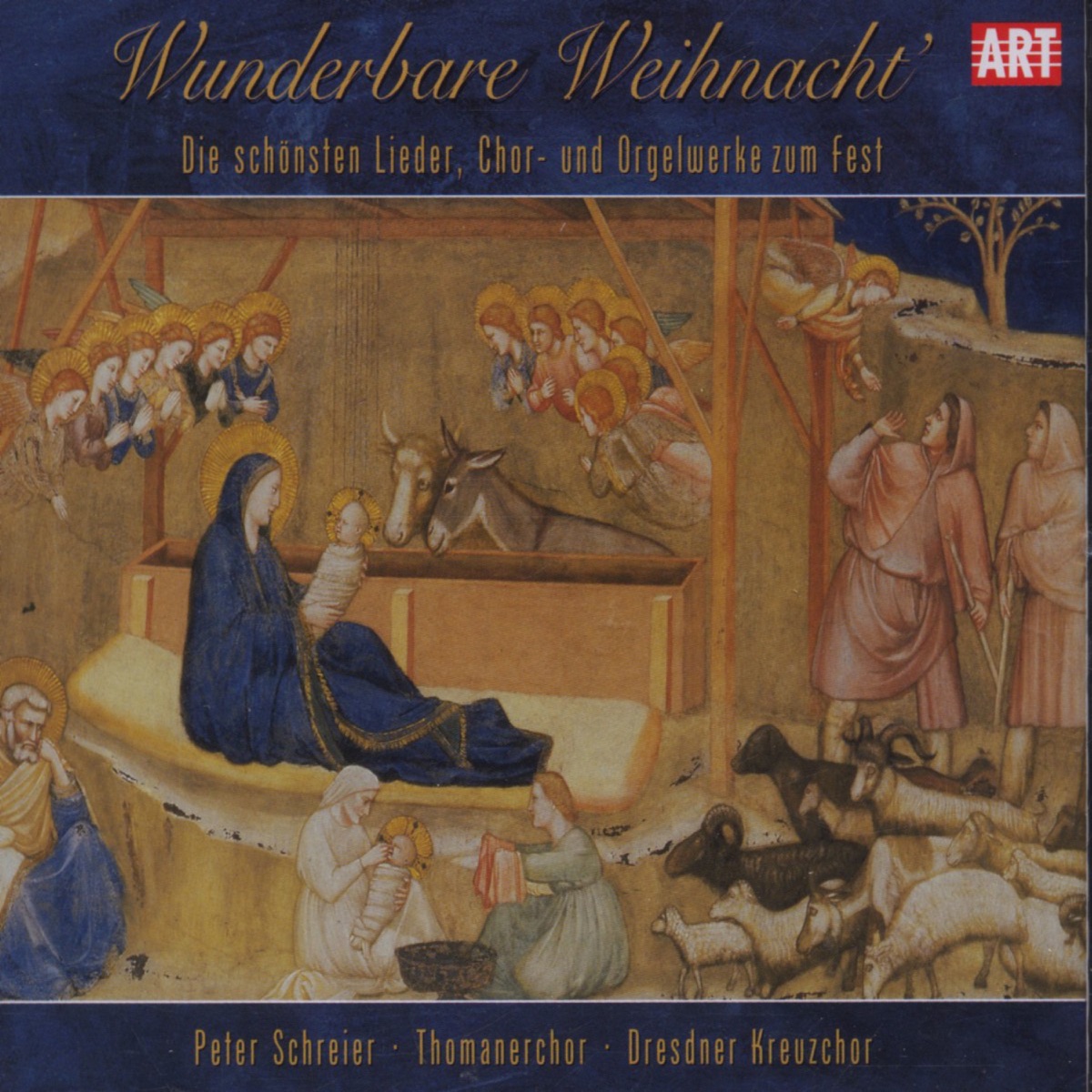 Wunderbare Weihnacht' - Die schönsten Lieder, Chor- und Orgelwerke zum Fest by Dresdner Kreuzchor, Peter Schreier, St Thomas's Boys Choir Leipzig & Hans-Joachim Rotzsch album cover