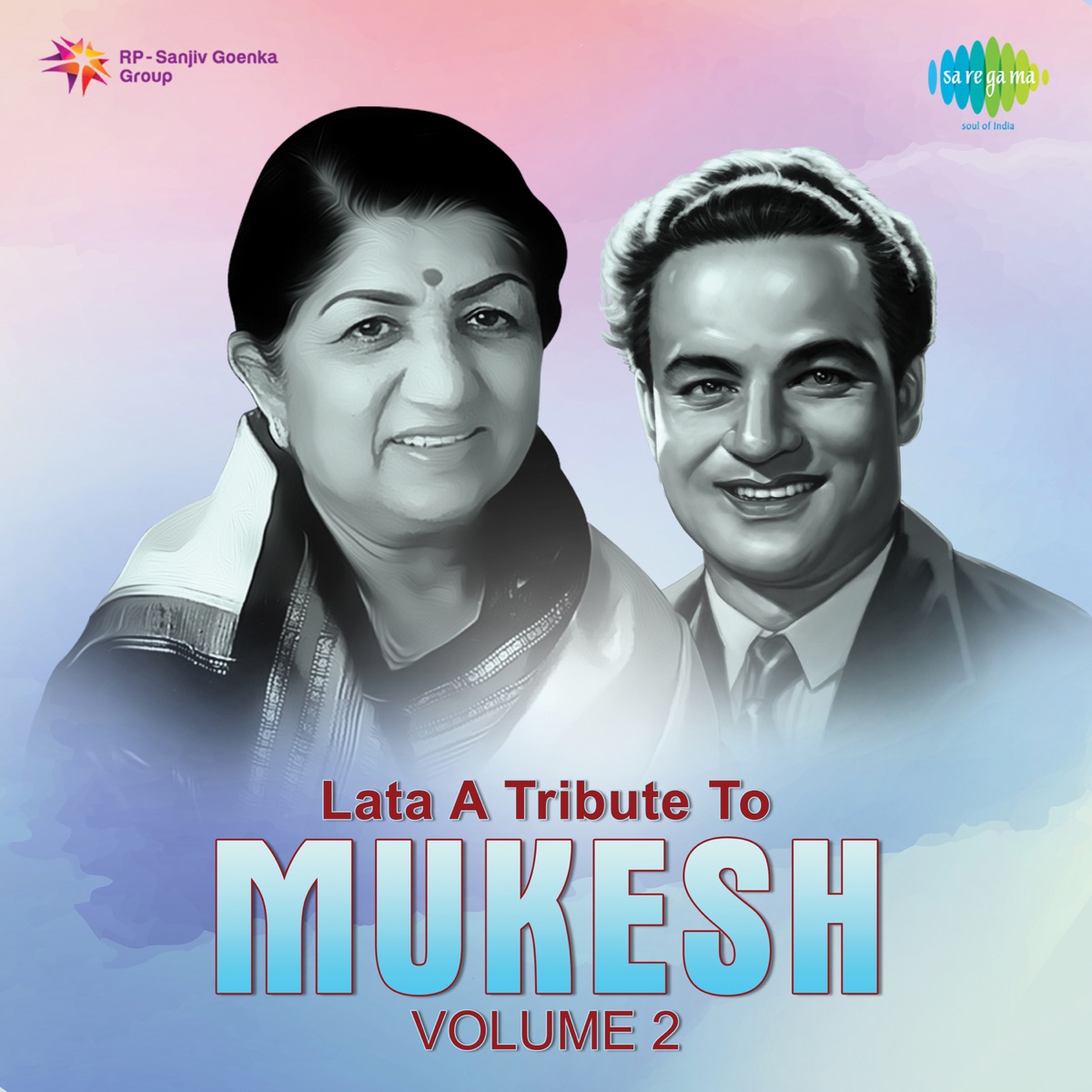 Lata a Tribute to Mukesh, Vol. 2 by Lata Mangeshkar & Mukesh album cover