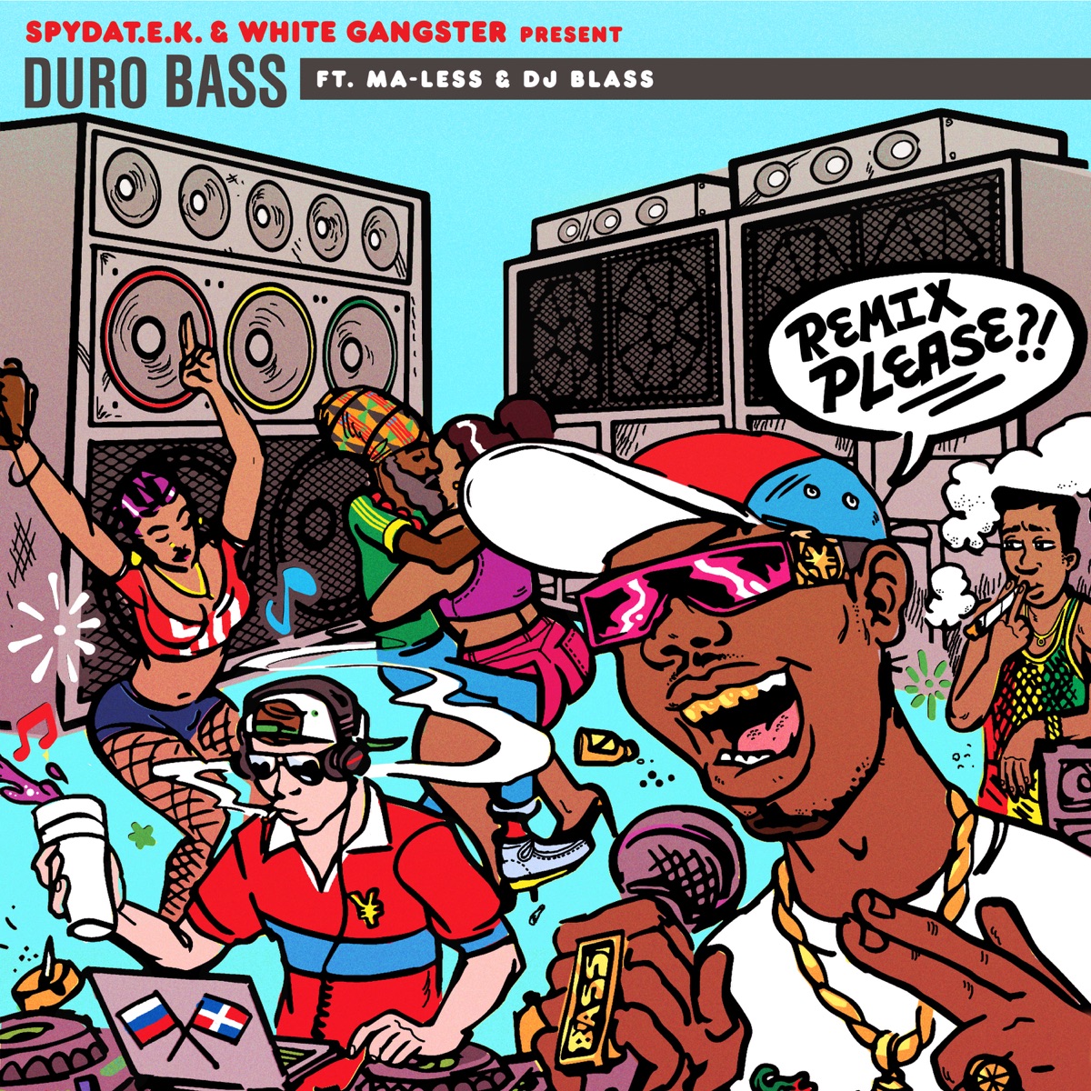 Duro Bass (feat. Ma-Less & DJ Blass) [Remixes] by SpydaT.E.K. & White Gangster album cover
