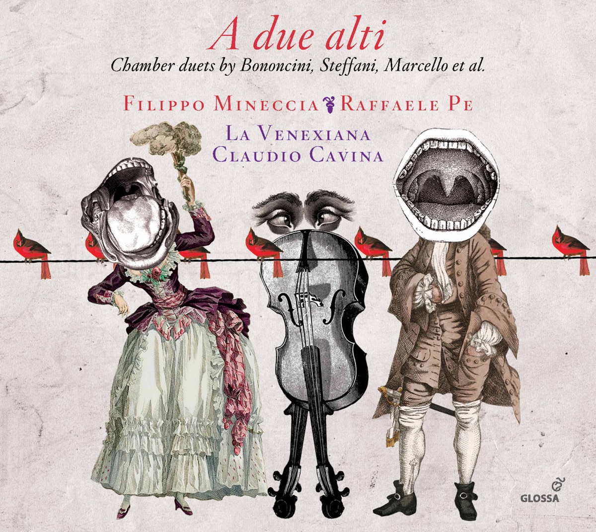 A due alti by Filippo Mineccia, Raffaele Pe, La Venexiana & Claudio Cavina album cover