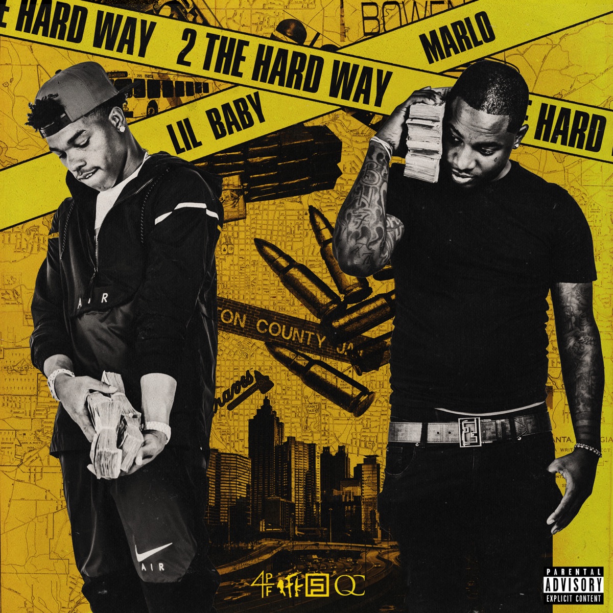 2 The Hard Way by Lil Baby & Marlo album cover artwork