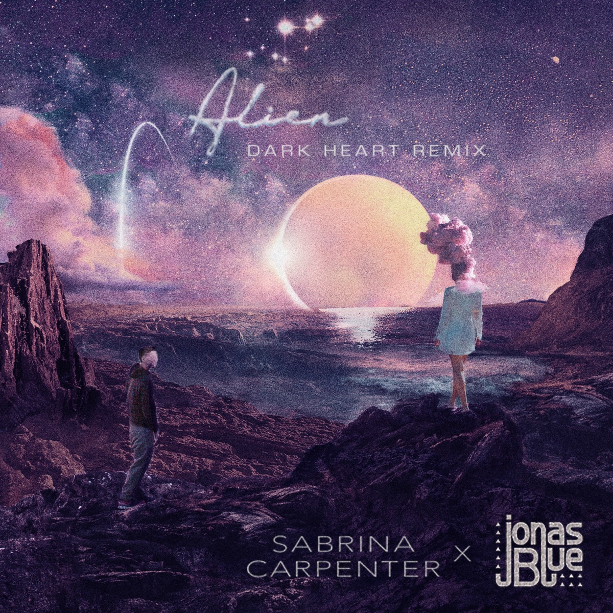 Alien (Dark Heart Remix) - Single by Sabrina Carpenter & Jonas Blue album cover artwork