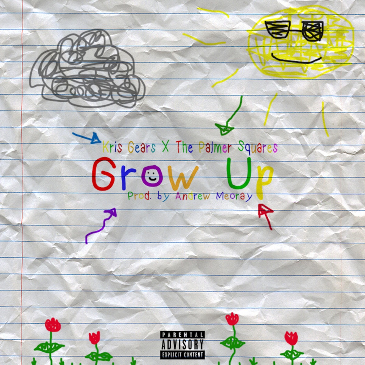 Grow Up (feat. The Palmer Squares) - Single by Kris Gears album cover