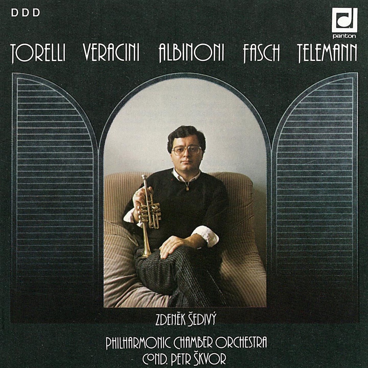 Torelli, Veracini, Albinoni, Fasch: Trumpet Sonatas and Concertos by Zdenek Sedivy, Petr Skvor & Czech Philharmonic Chamber Orchestra album cover