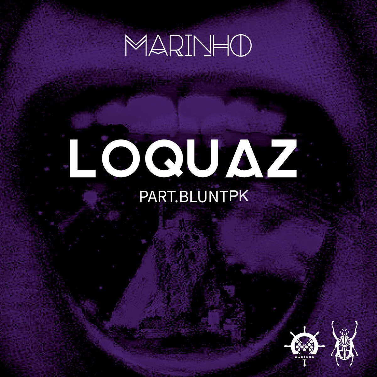 Loquaz (feat. Bluntpk) - Single by Marinho album cover