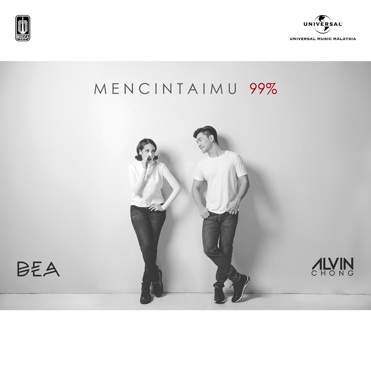 Mencintaimu 99% - Single by Alvin Chong & Dea album cover