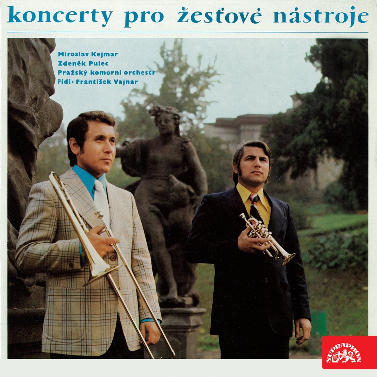 Haydn, Wagenseil, Albrechtsberger, Telemann: Brass Concertos by Miroslav Kejmar, Zdenek Pulec, Frantisek Vajnar & Prague Chamber Orchestra album cover