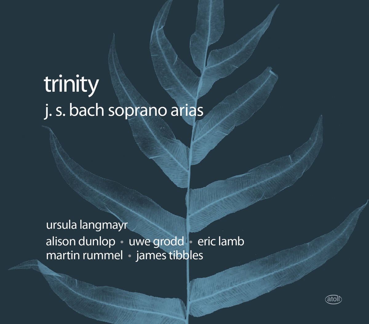 Trinity: J.S. Bach Soprano Arias by Ursula Langmayr album cover