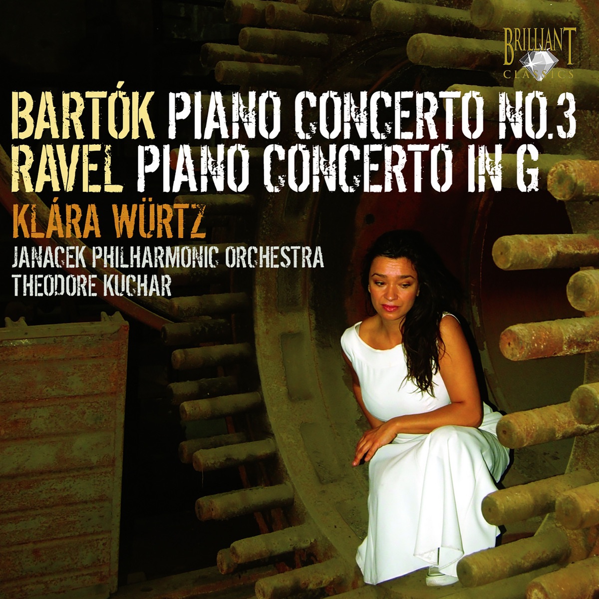 Bartók: Piano Concerto No. 3 - Ravel: Piano Concerto in G Major by Klára Würtz, Janáček Philharmonic Orchestra & Theodore Kuchar album cover