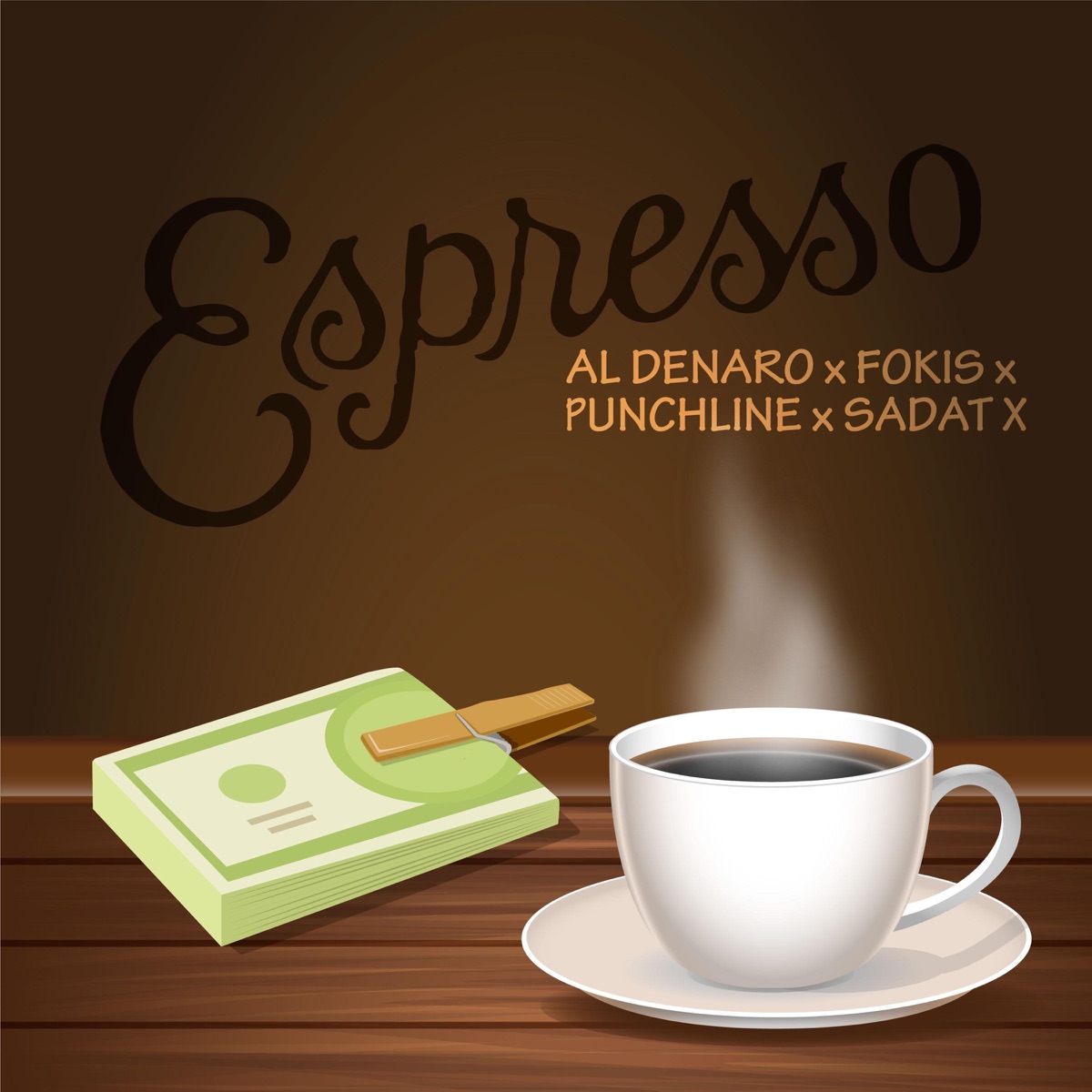 Espresso (feat. Al Denaro) - Single by Fokis, Sadat X & Punchline album cover