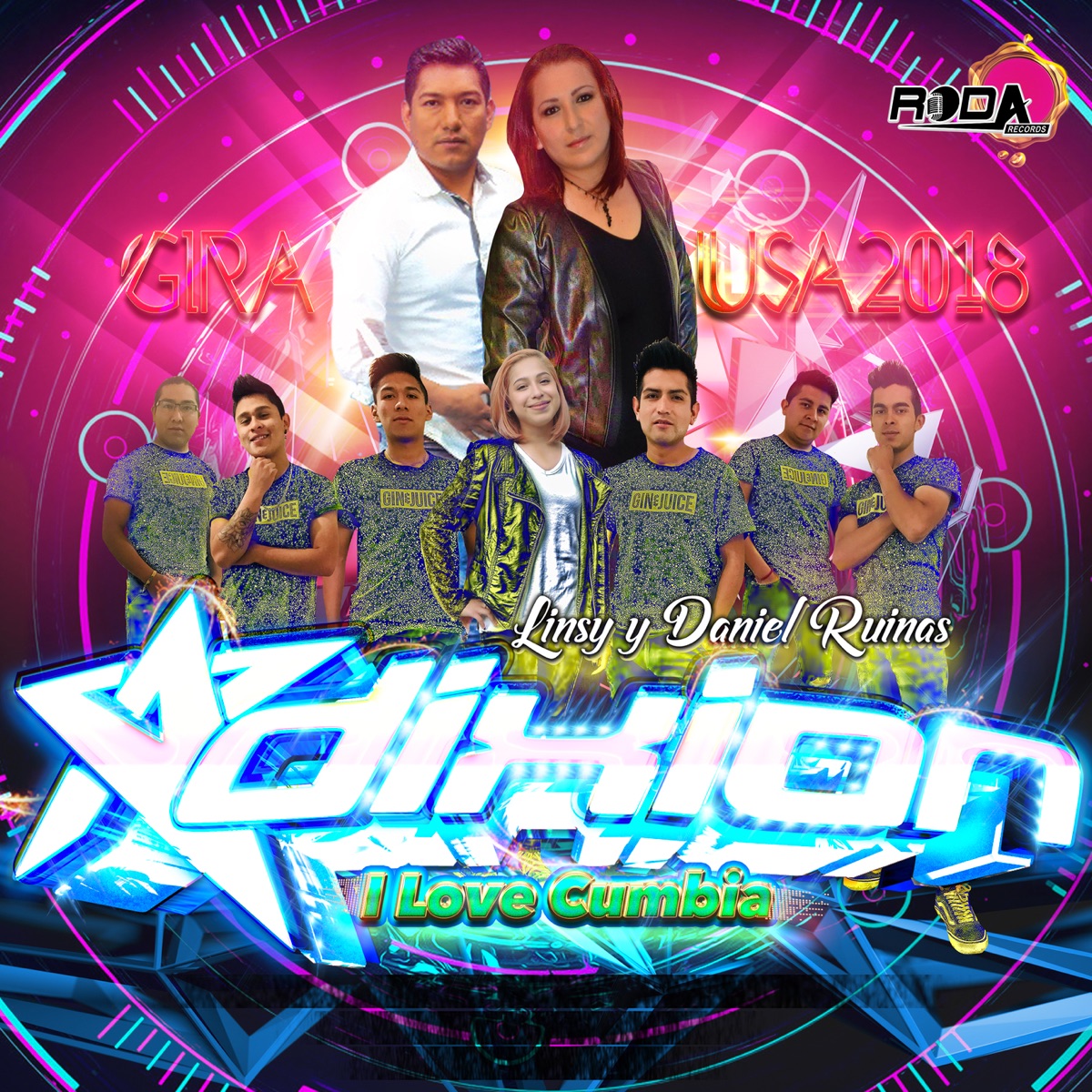 Con Amor Y Sentimiento - Single by Grupo Adixion I Love Cumbia album cover