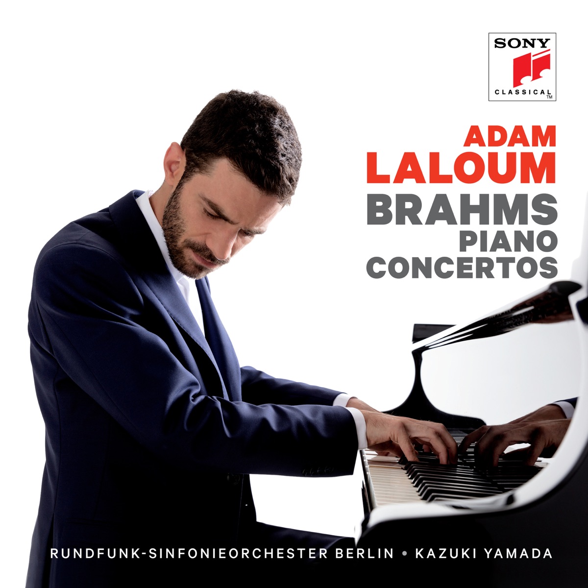 Brahms: Piano Concertos by Adam Laloum album cover