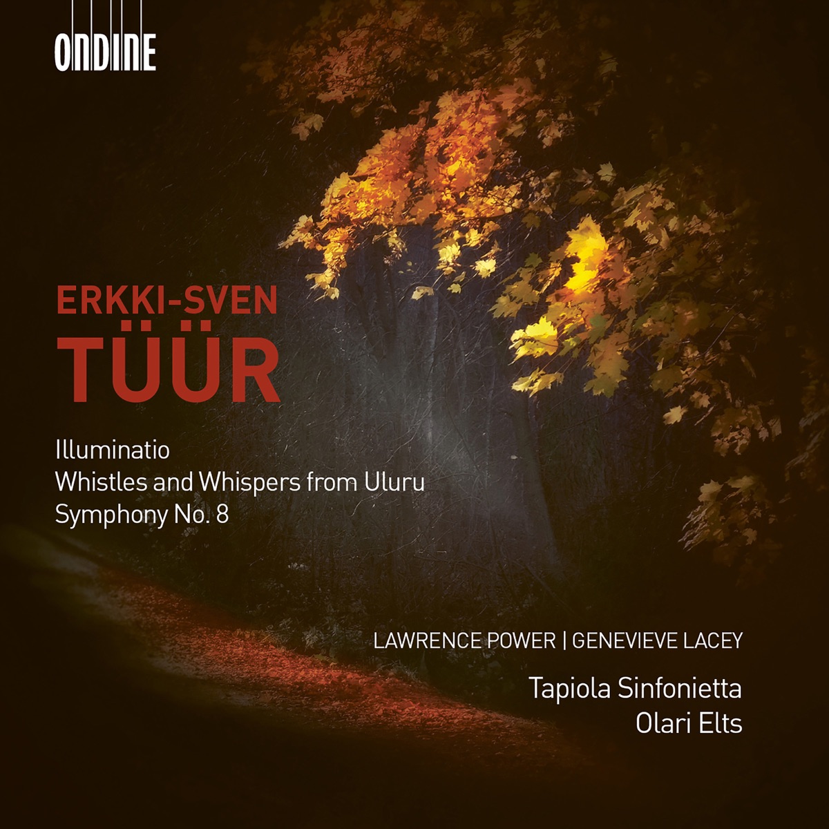 Tüür: Illuminatio, Whistles and Whispers from Uluru & Symphony No. 8 by Lawrence Power, Genevieve Lacey, Olari Elts & Tapiola Sinfonietta album cover