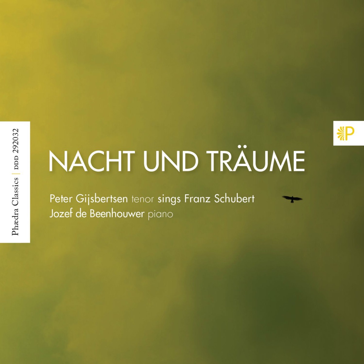 Schubert: Nacht und Träume by Peter Gijsbertsen & Jozef De Beenhouwer album cover