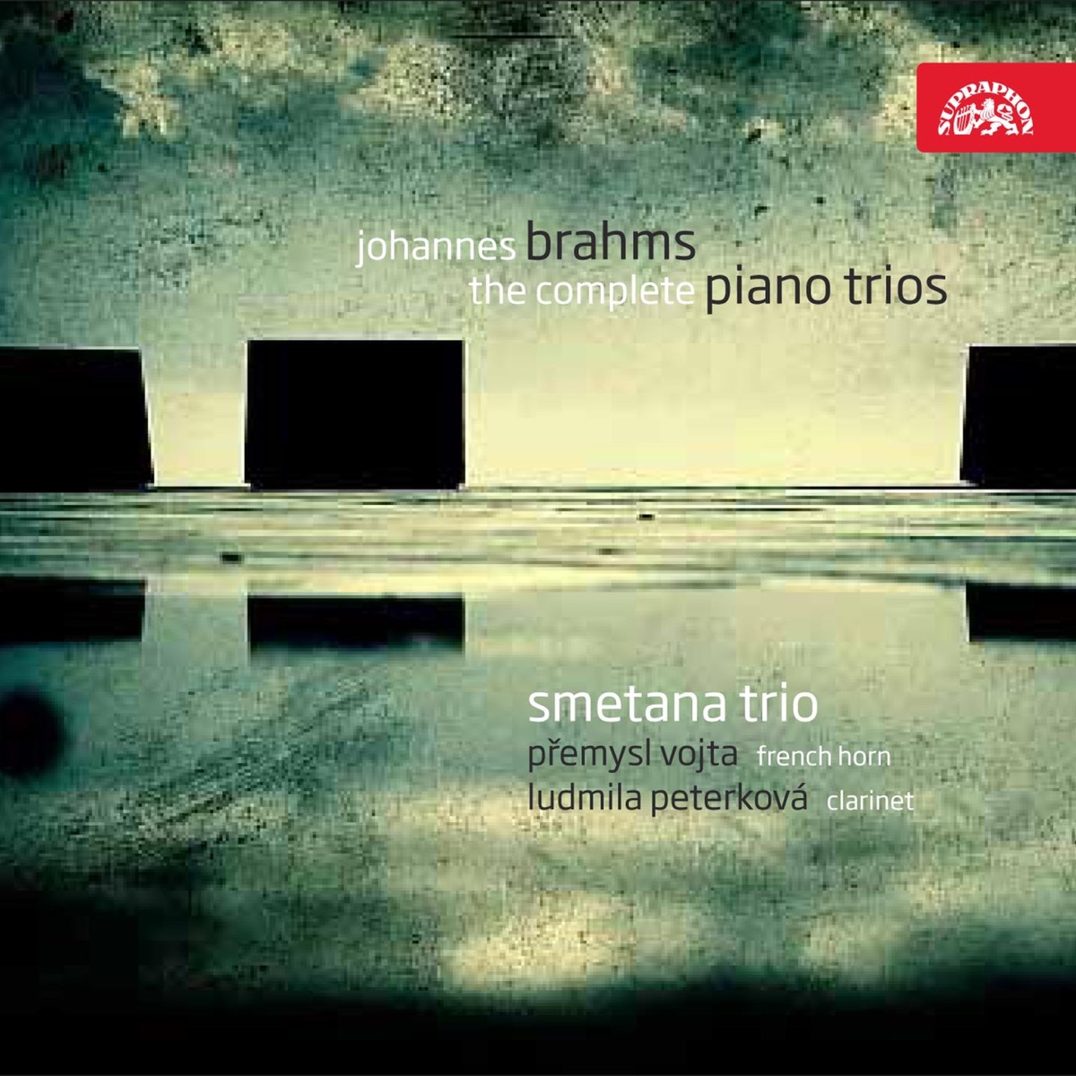 Brahms: The Complete Piano Trios by Ludmila Peterková, Jan Páleníček, Jitka Čechová, Přemysl Vojta, Jana Vonášková-Nováková & Smetana Trio album cover