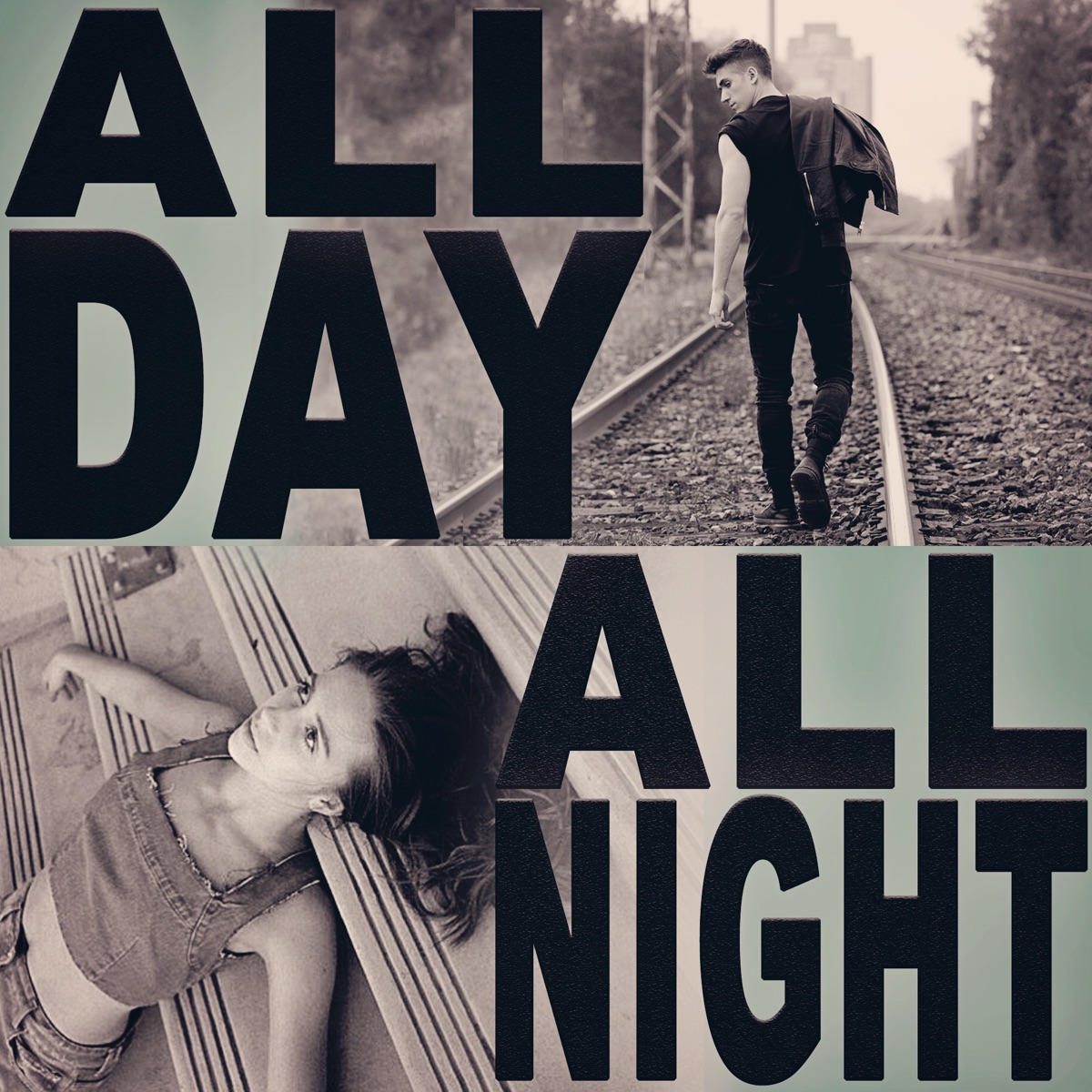 All Day All Night (feat. Tate McRae) - Single by Myles George album cover artwork