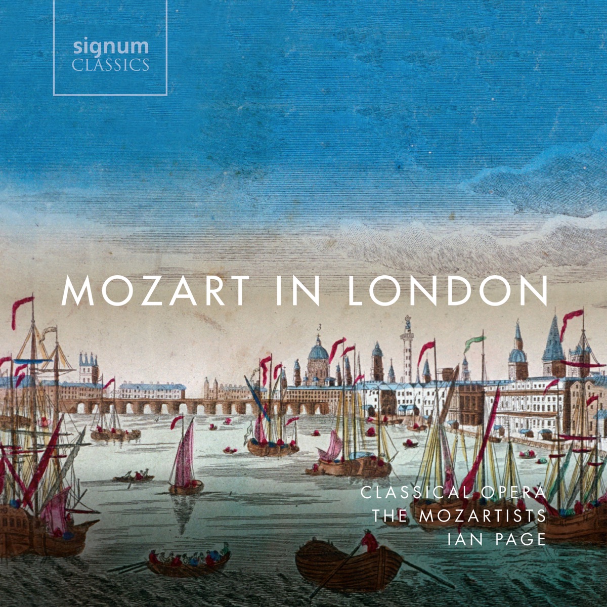 Mozart in London by Ian Page & The Mozartists album cover