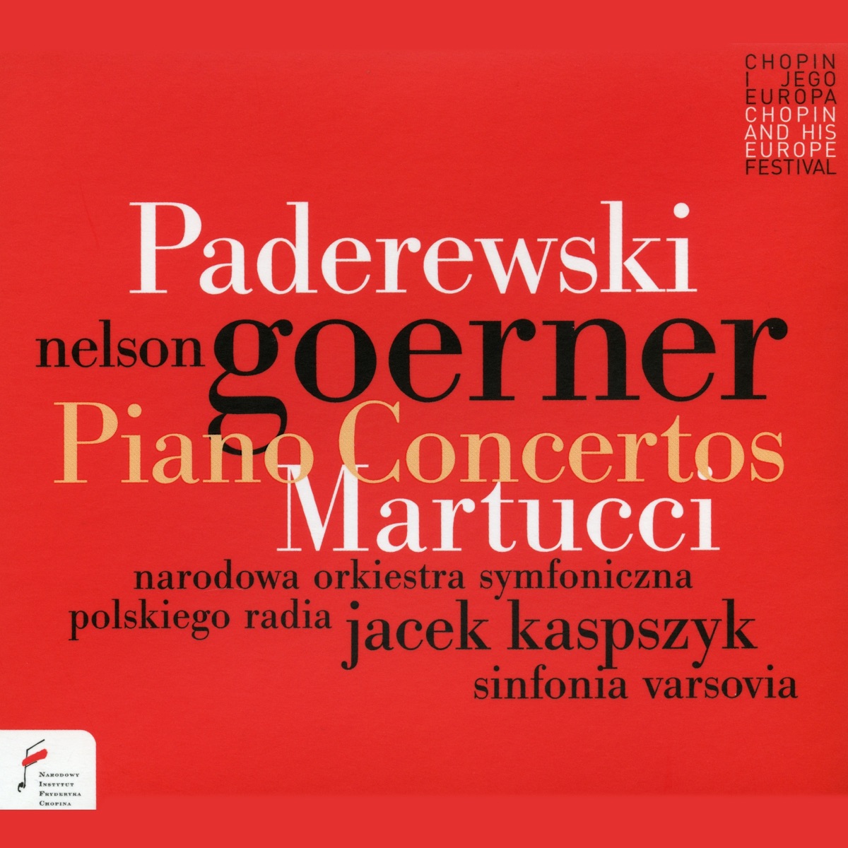Piano Concertos by Nelson Goerner, Polish National Radio Symphony Orchestra & Jacek Kaspszyk album cover