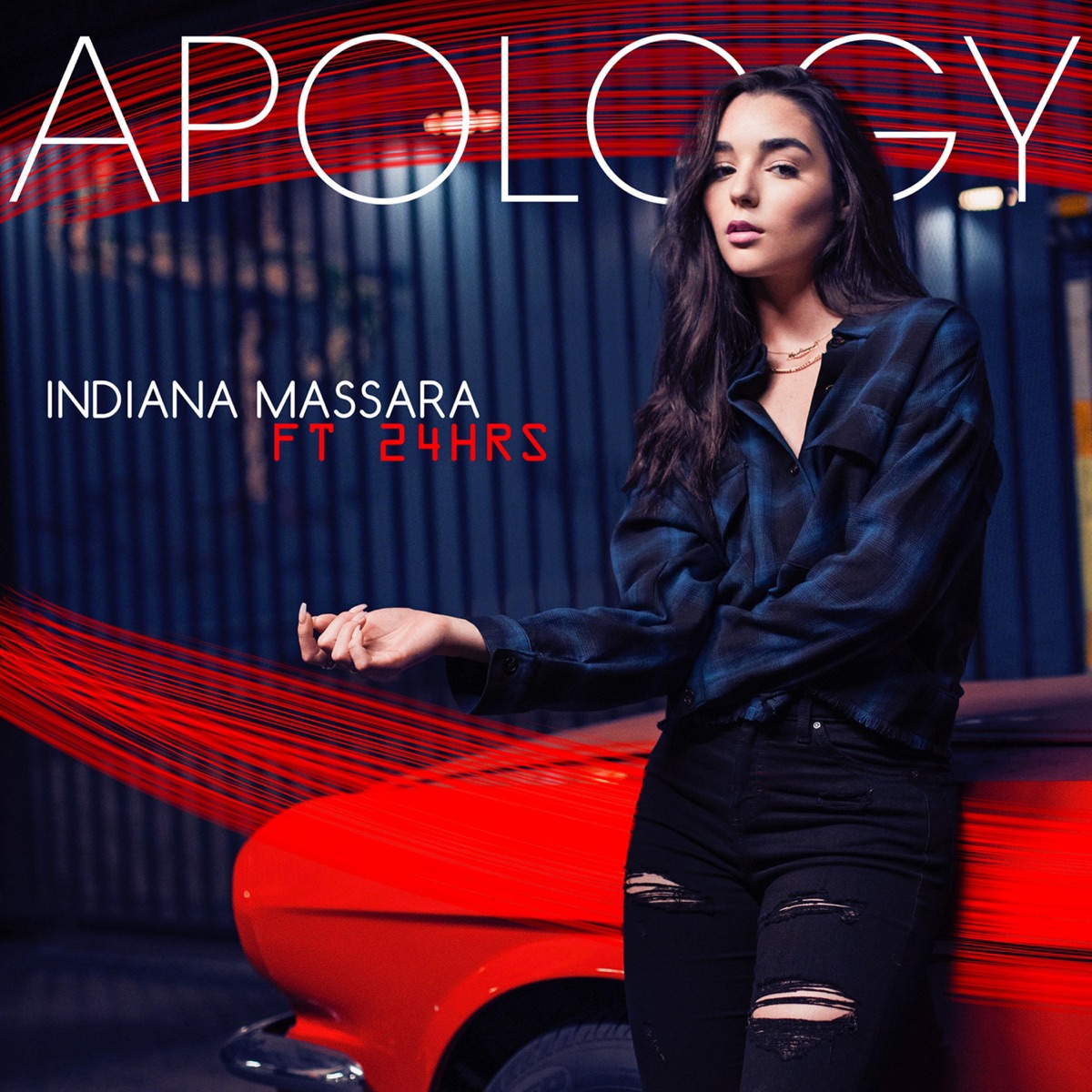 Apology (feat. 24hrs) - Single by Indiana Massara album cover