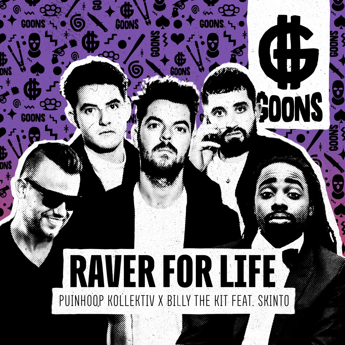 Raver for Life (feat. Skinto) - Single by Puinhoop Kollektiv & Billy the Kit album cover