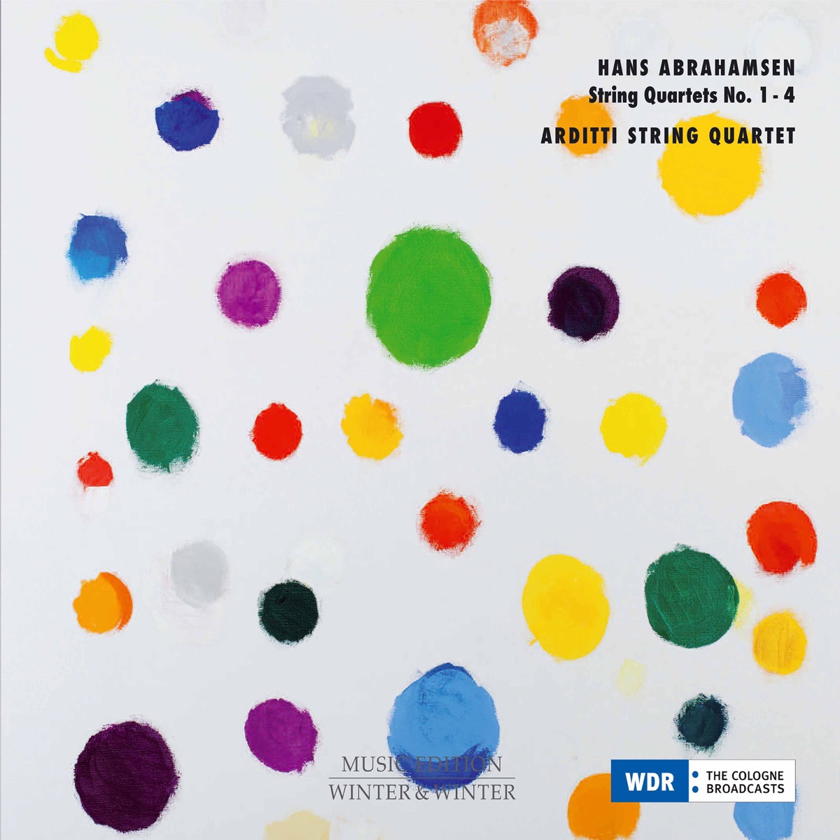 Hans Abrahamsen: String Quartets Nos. 1-4 by Arditti String Quartet album cover