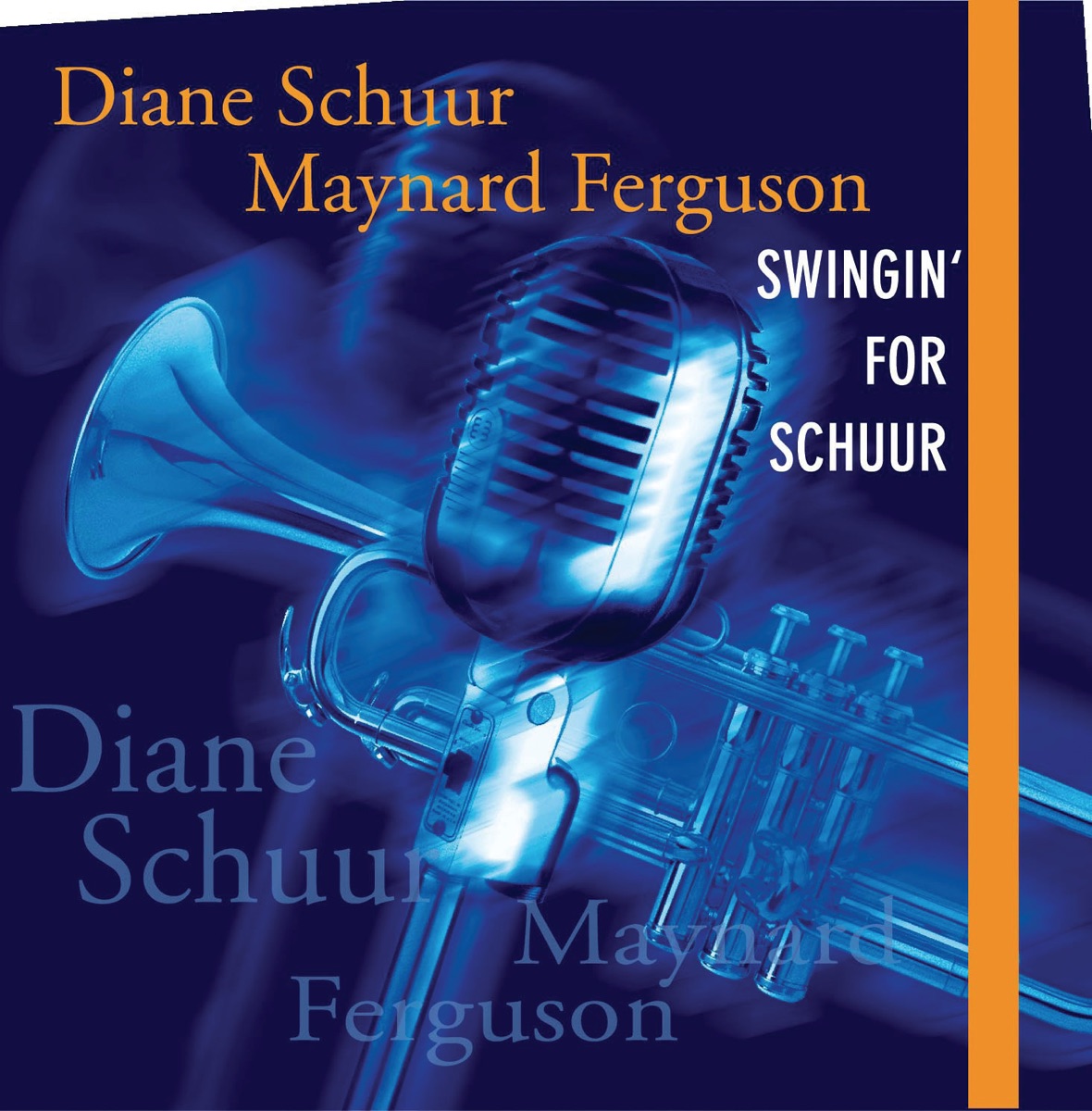 Swingin' for Schuur by Diane Schuur & Maynard Ferguson album cover