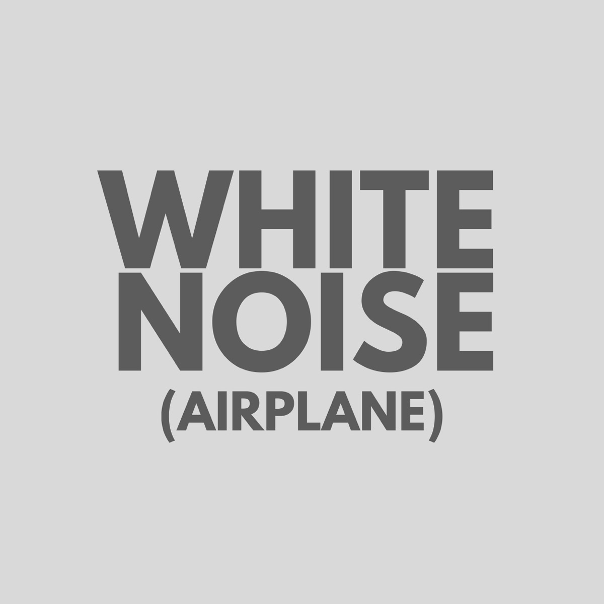 White Noise: Airplane (Extended) by SleepTherapy album cover artwork