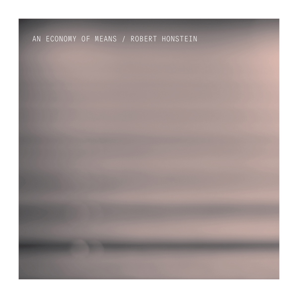 Robert Honstein: An Economy of Means by Karl Larson & Doug Perkins album cover
