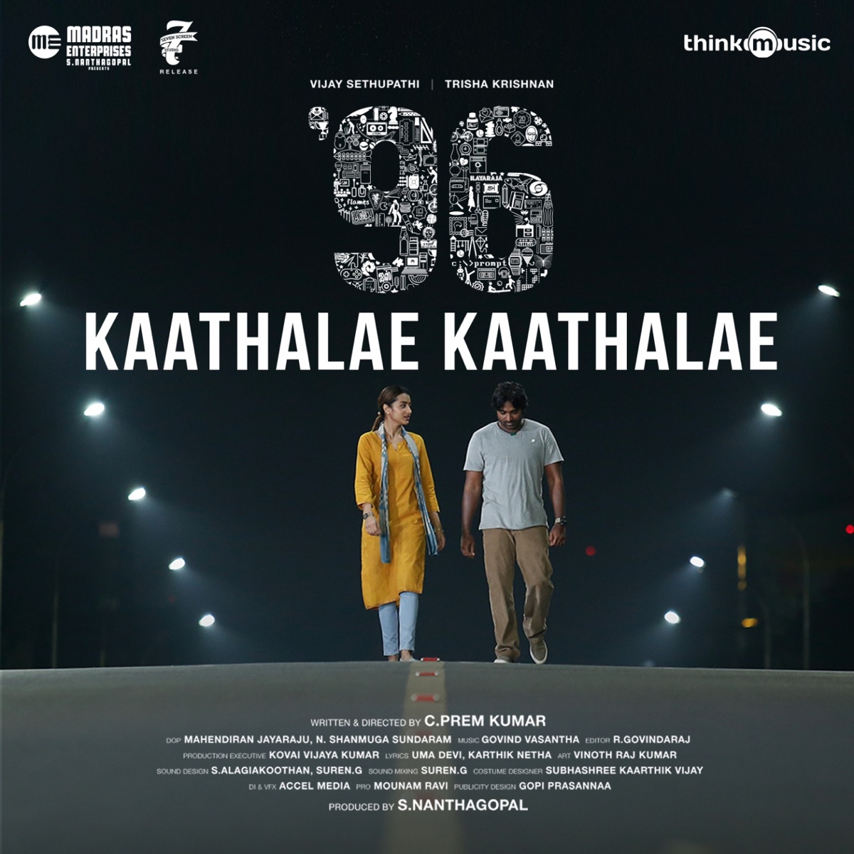 Kaathalae Kaathalae (From "96") - Single by Govind Vasantha & Chinmayi Sripada album cover