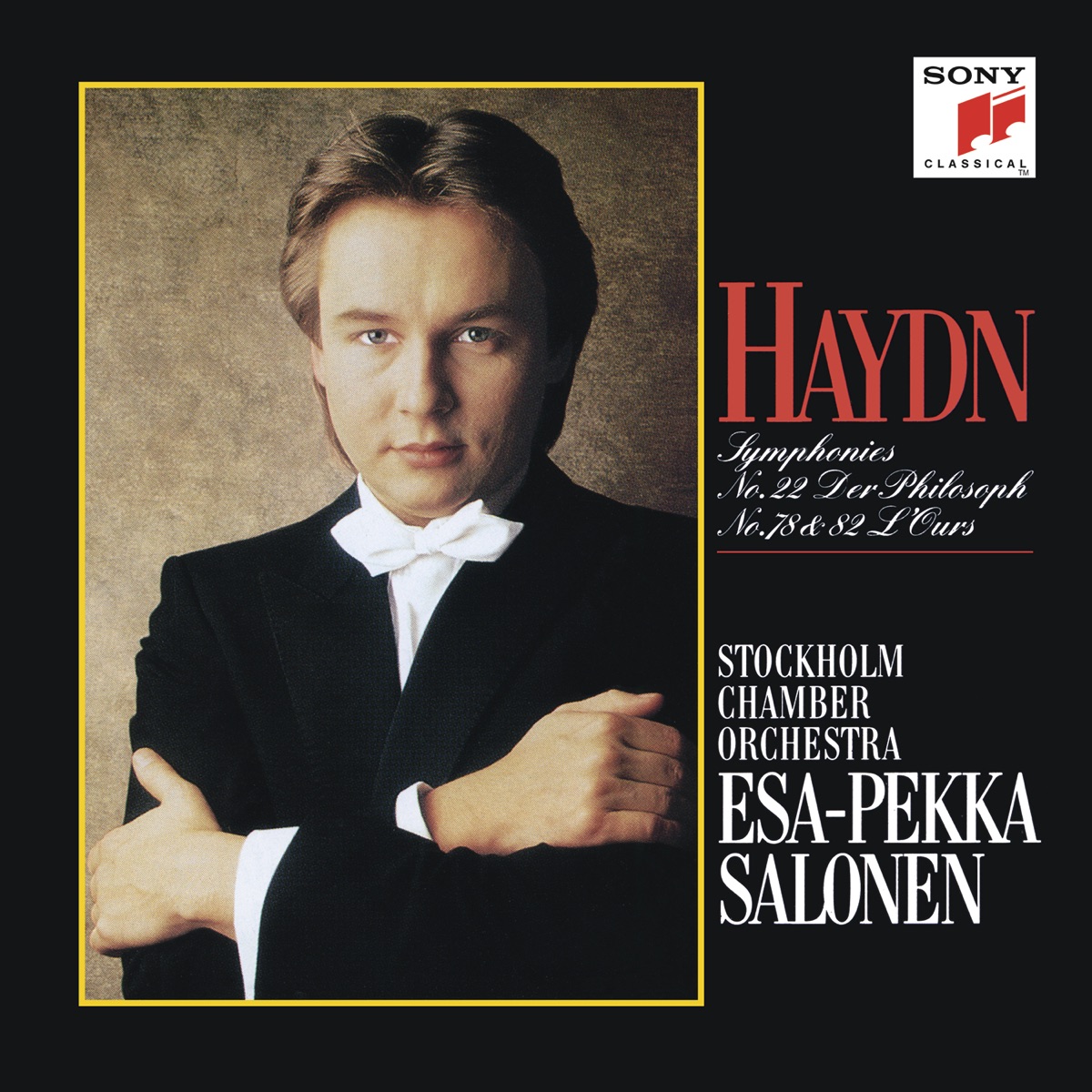 Haydn: Symphonies Nos. 22, 78 & 82 by Esa-Pekka Salonen & Stockholm Chamber Orchestra album cover