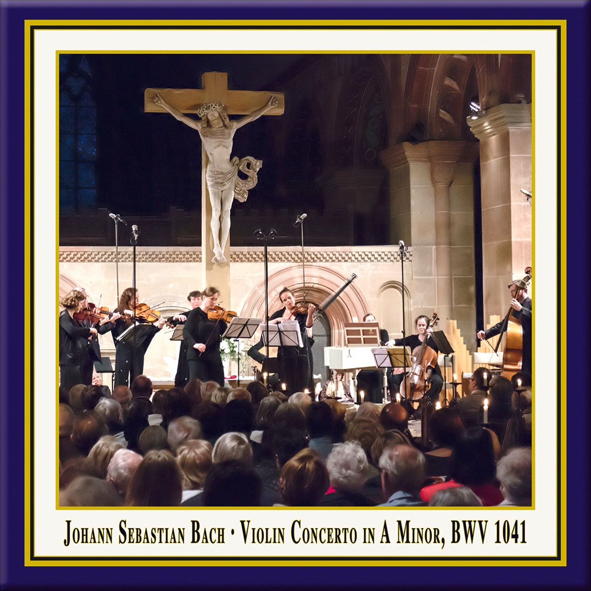 Bach: Violin Concerto No. 1 in A Minor, BWV 1041 (Live) - Single by Julia Schröder & Lautten Compagney album cover