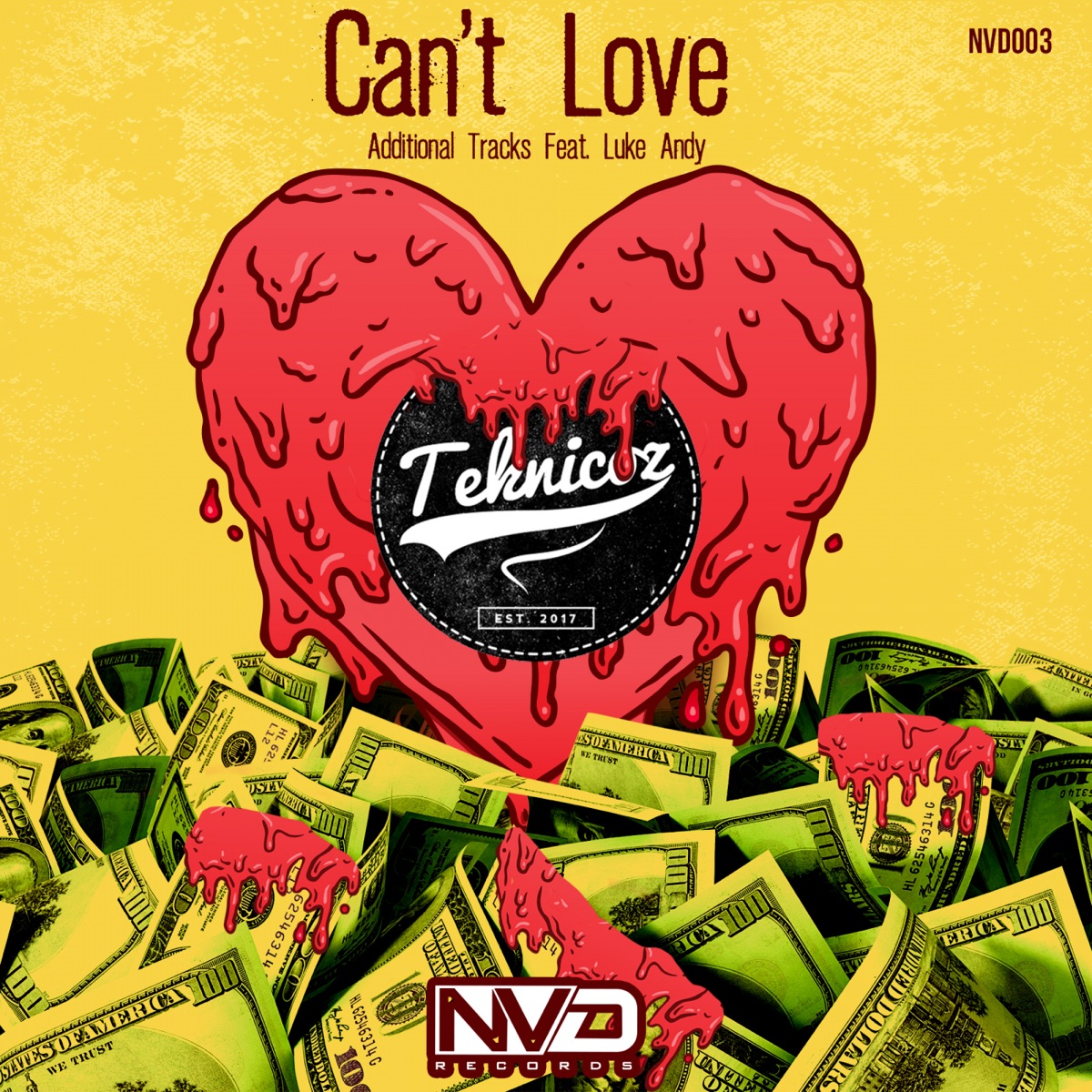 Can't Love - Single by Teknicoz & Luke Andy album cover