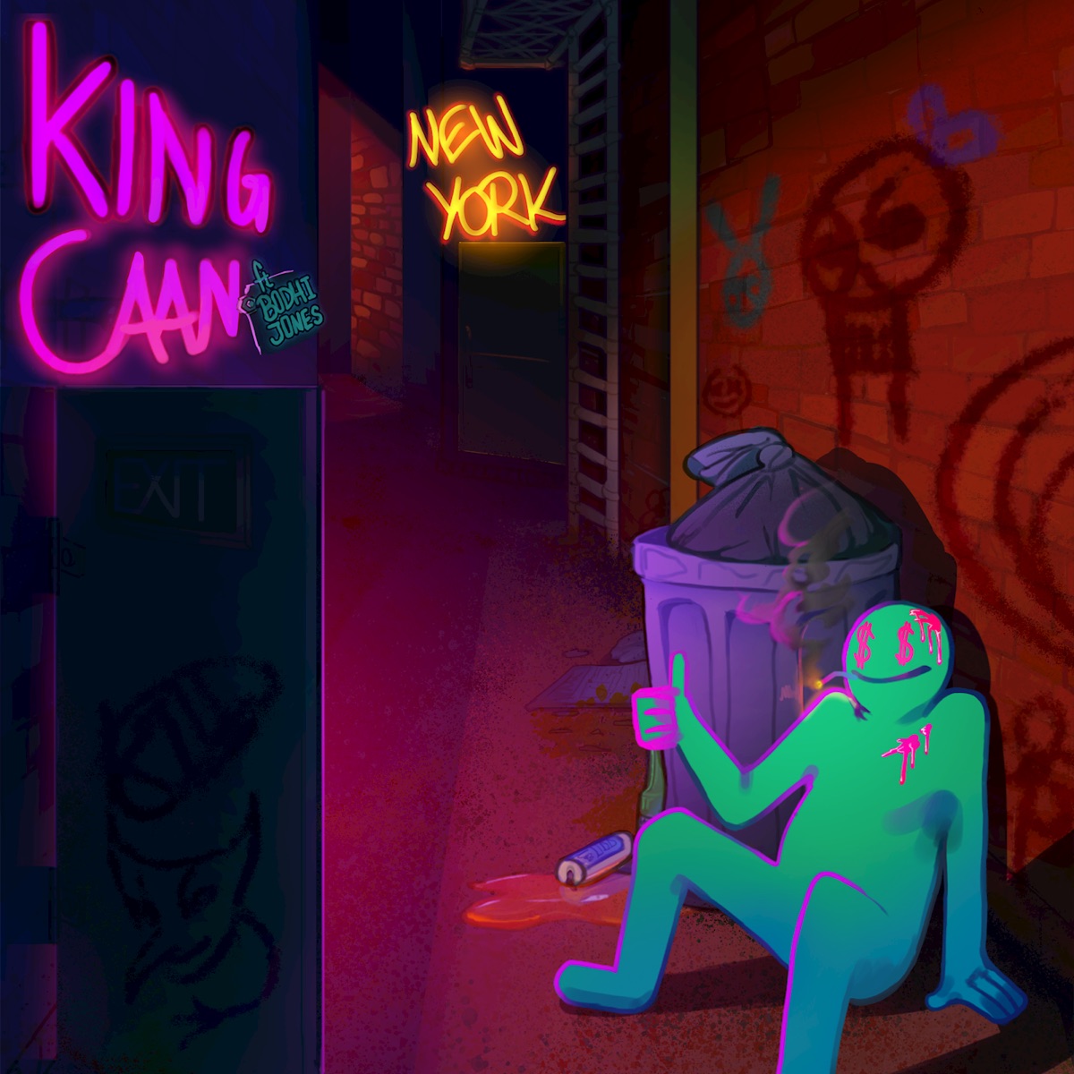 New York (feat. Bodhi Jones) - Single by King CAAN album cover