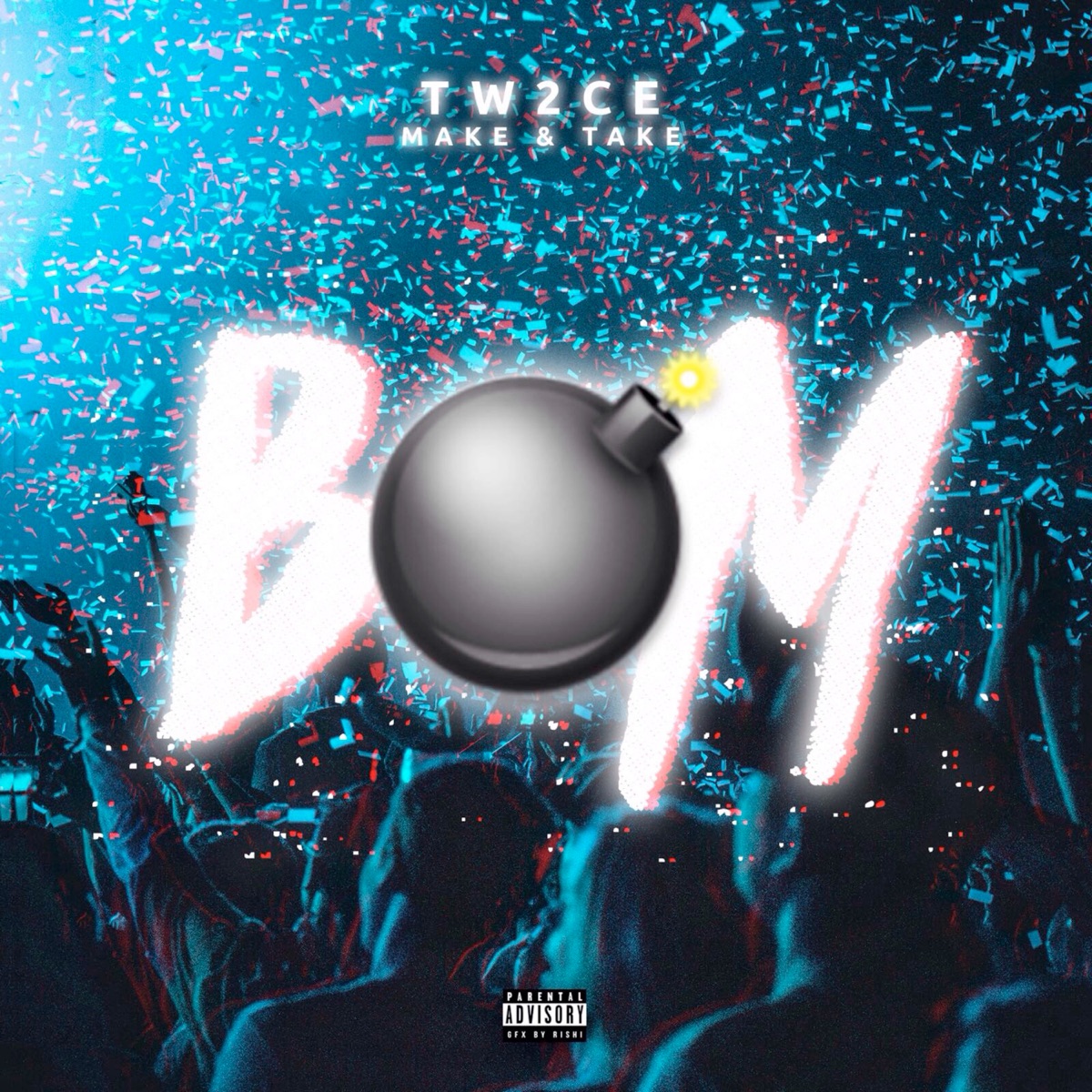 Bom - Single (feat. Make & Take) - Single by Tw2ce album cover
