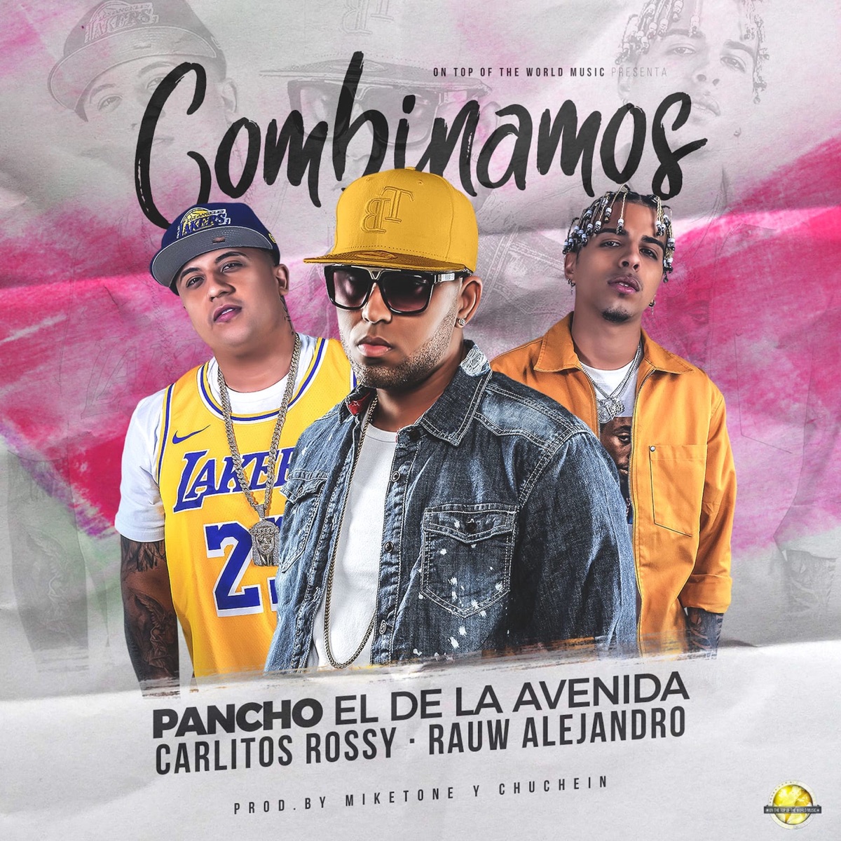 Combinamos - Single by Pancho el de la Avenida, Carlitos Rossy & Rauw Alejandro album cover