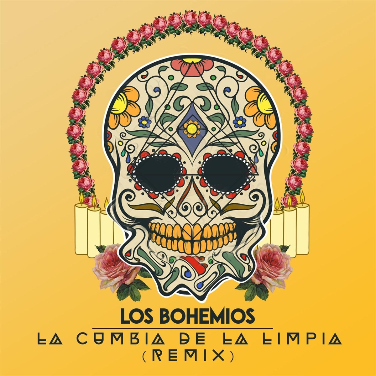 La Cumbia de la Limpia (Remix) - Single by Los Bohemios, Mr. Fer & Los Ajenos album cover