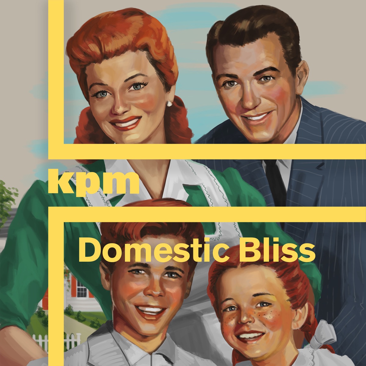 Domestic Bliss by Adam Saunders & Mark Cousins album cover