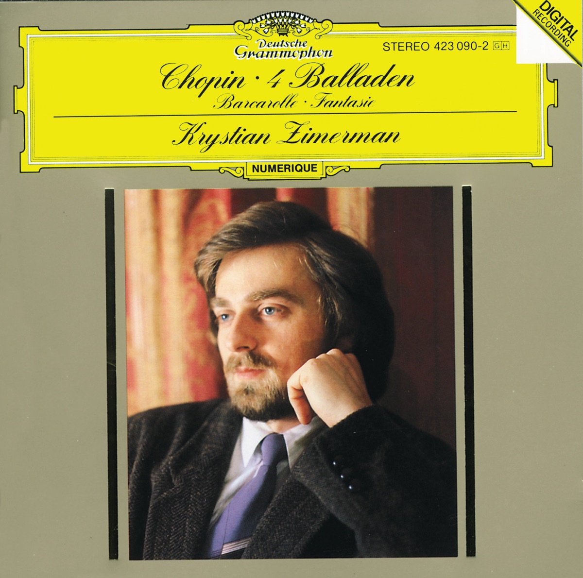 Chopin: Ballades - Barcarolle - Fantaisie by Krystian Zimerman album cover