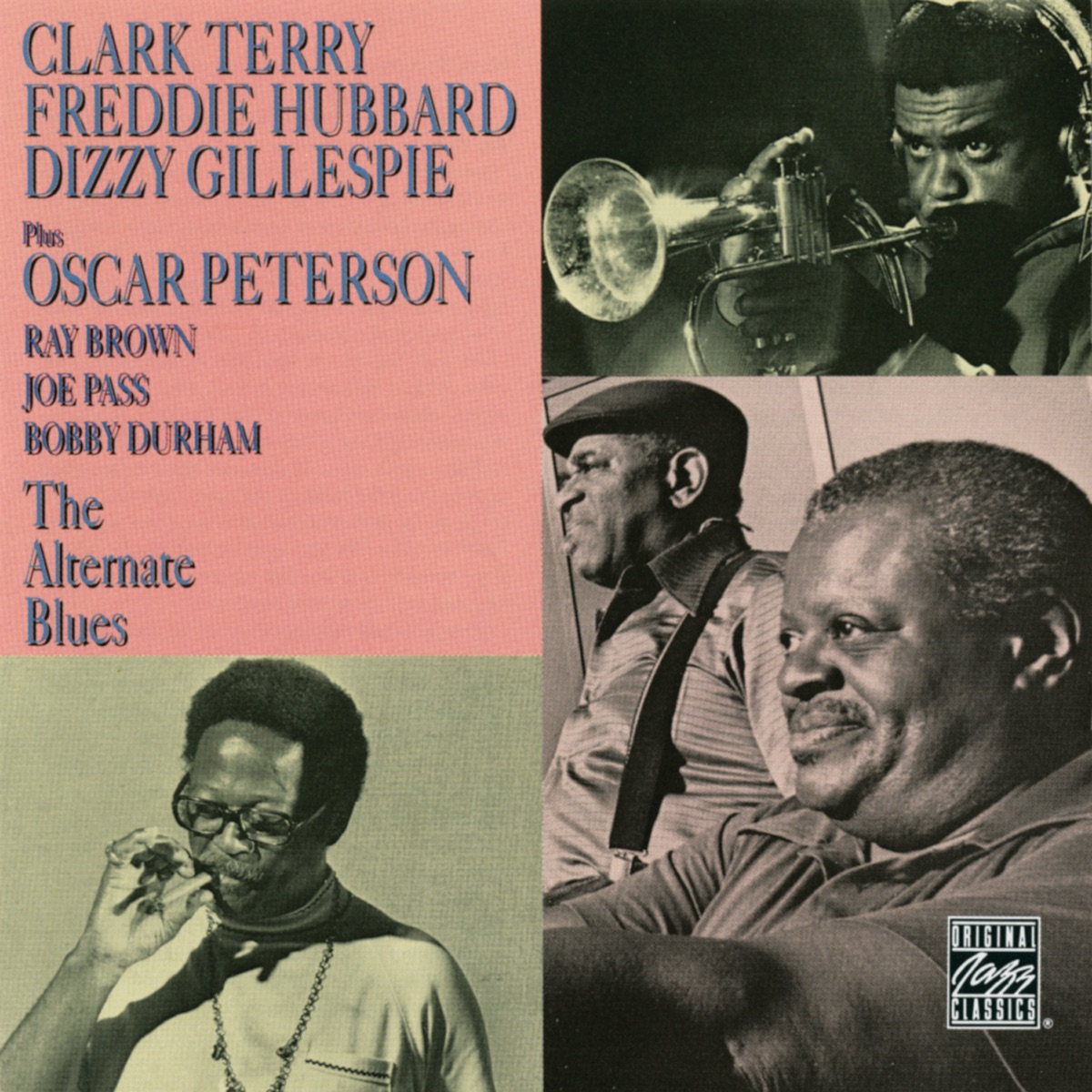 The Alternate Blues by Clark Terry, Freddie Hubbard, Dizzy Gillespie & Oscar Peterson album cover
