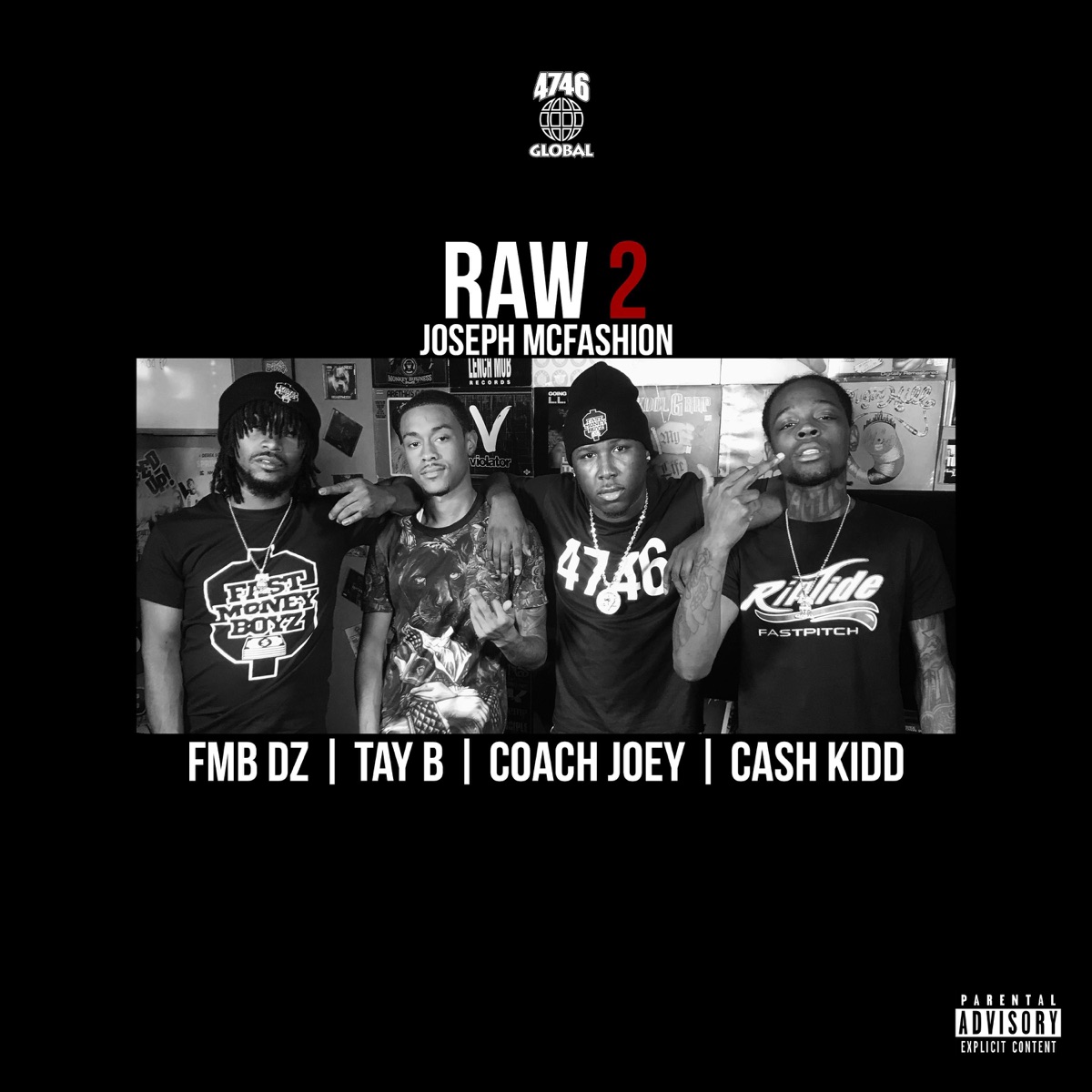 Raw 2 (feat. FMB DZ, Tay B, Cash Kidd & Coach Joey) - Single by Joseph McFashion album cover
