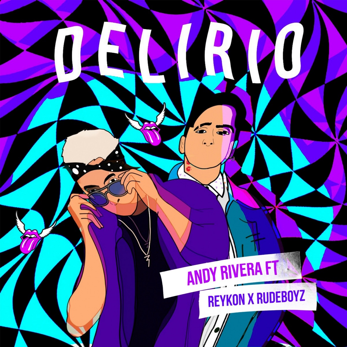 Delirio (feat. Reykon & The Rudeboyz) - Single by Andy Rivera, Reykon & The Rudeboyz album cover