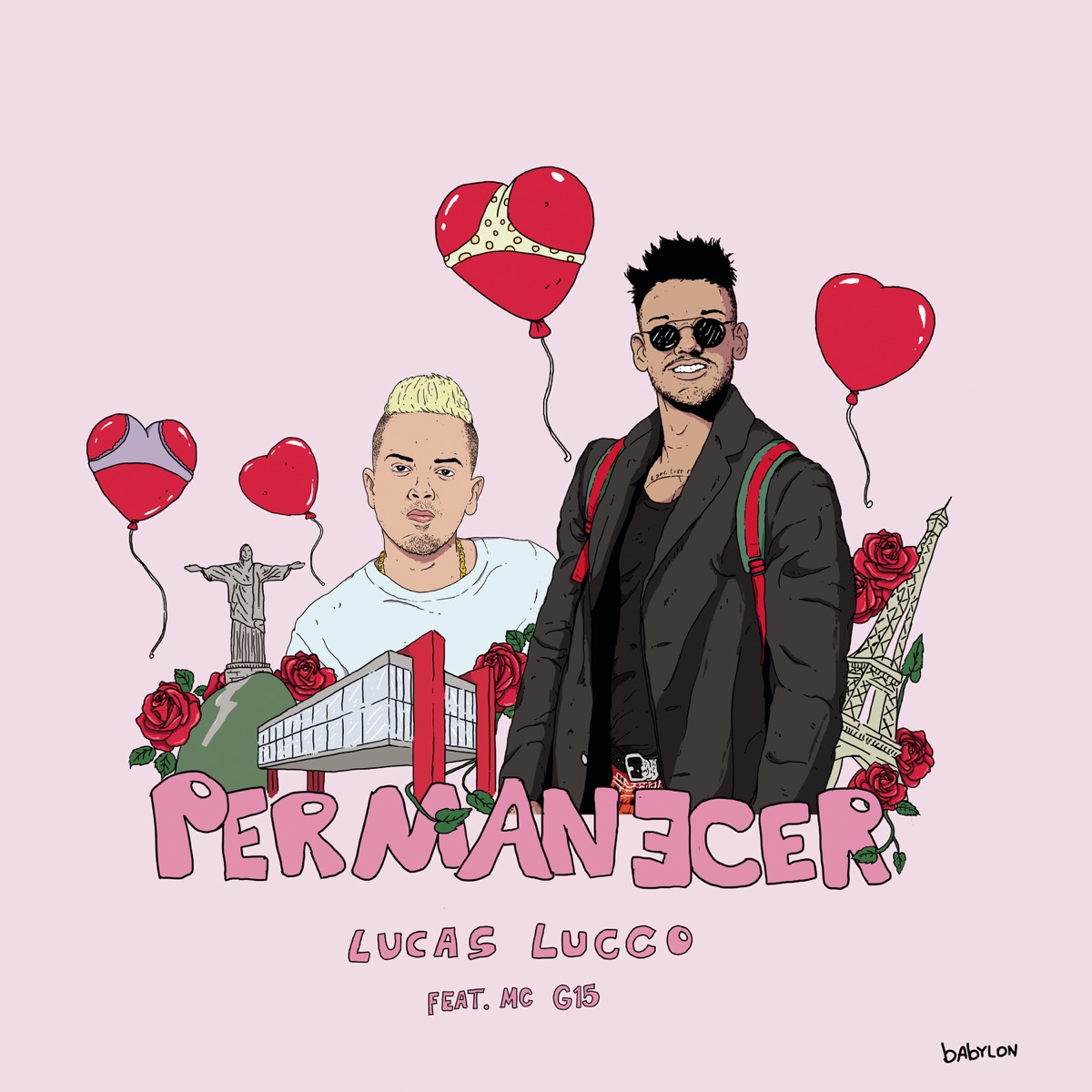 Permanecer (feat. MC G15) - Single by Lucas Lucco album cover