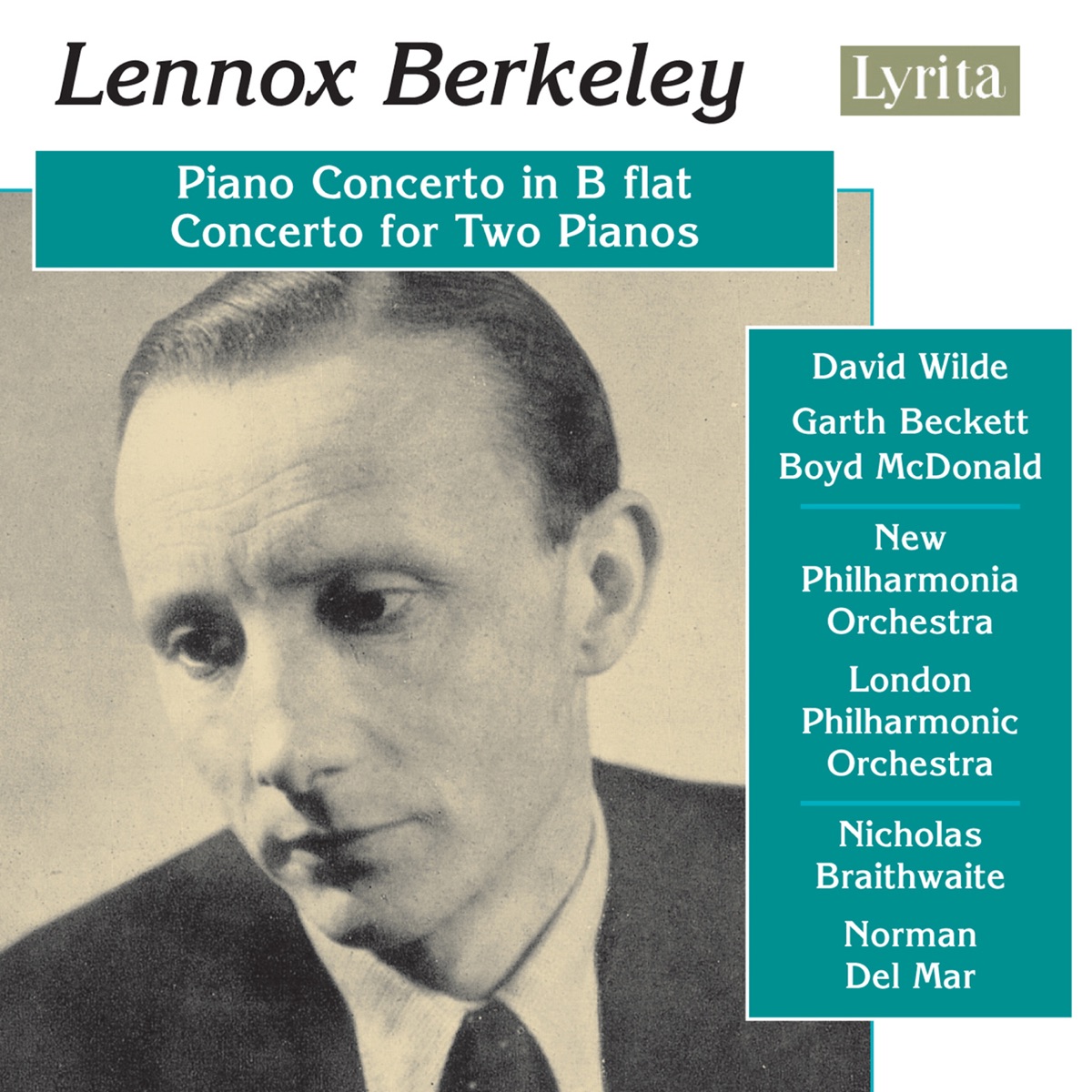 Berkeley: Piano Concerto, Op. 29 & Concerto for 2 Pianos, Op. 30 by Garth Beckett, Boyd McDonald & David Wilde album cover