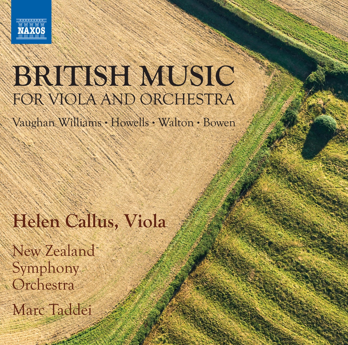 British Music for Viola Concertos by Helen Callus, New Zealand Symphony Orchestra & Marc Decio Taddei album cover