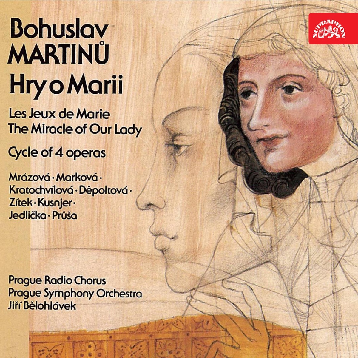 Martinů: Les Jeux de Marie, Cycle of 4 Operas by Dalibor Jedlička, Karel Průša, Eva Depoltova, Otakar Brousek, Jiří Bělohlávek, Milan Malý & Prague Symphony Orchestra album cover