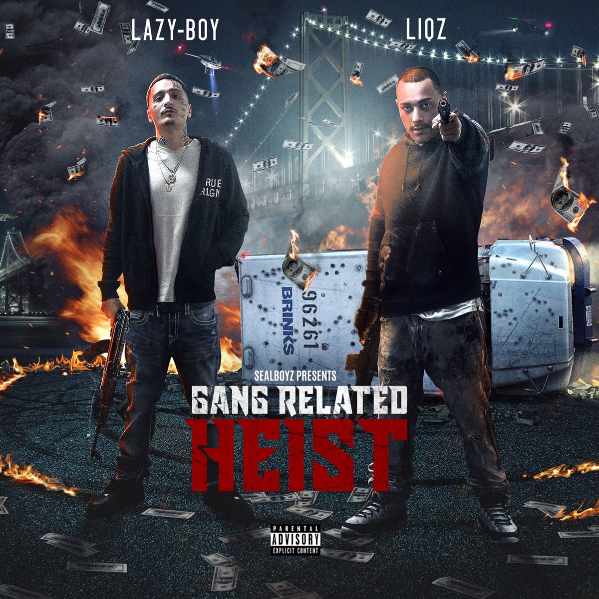 Gangrelated Heist by Liqz & Lazyboy album cover