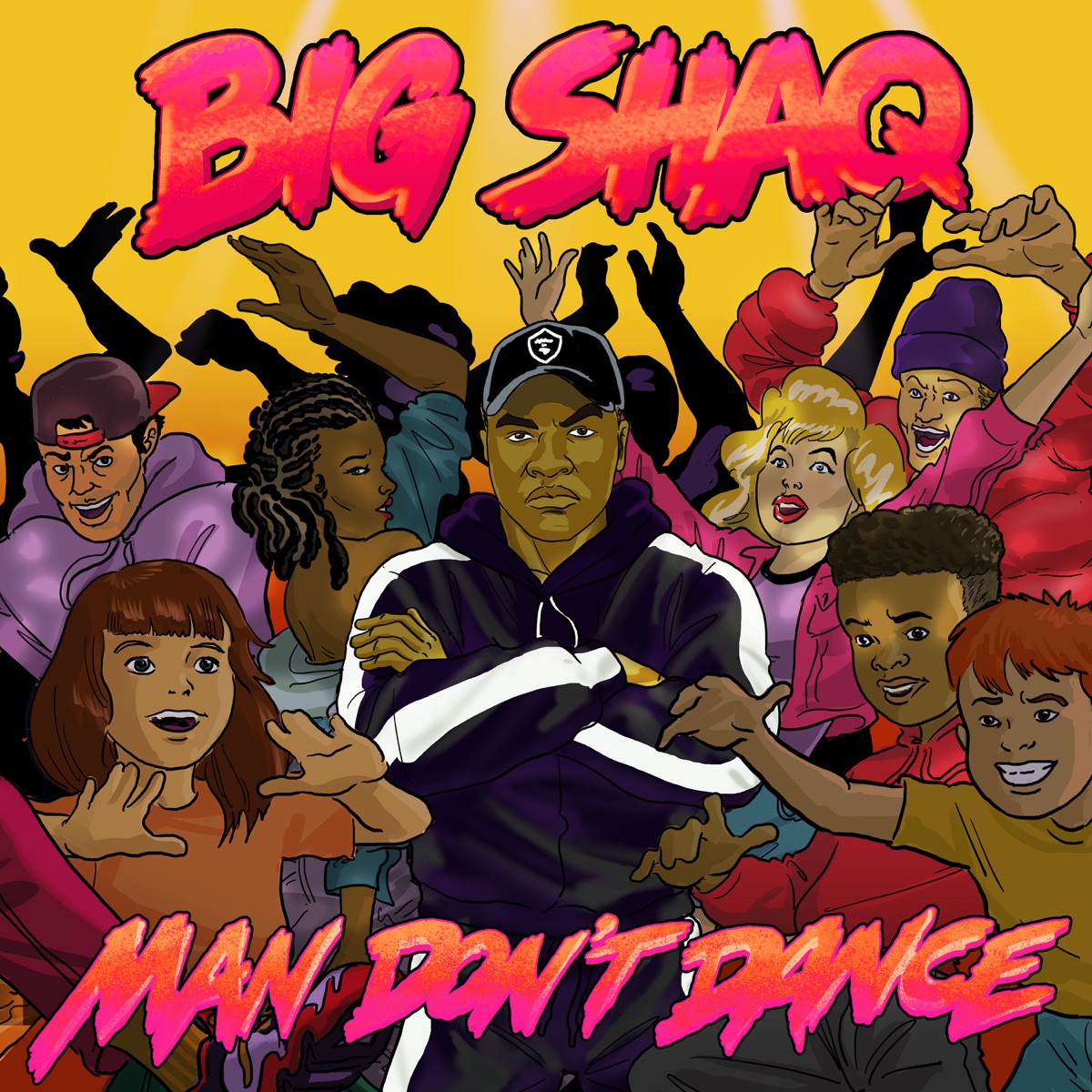 Man Don't Dance - Single by Big Shaq album cover