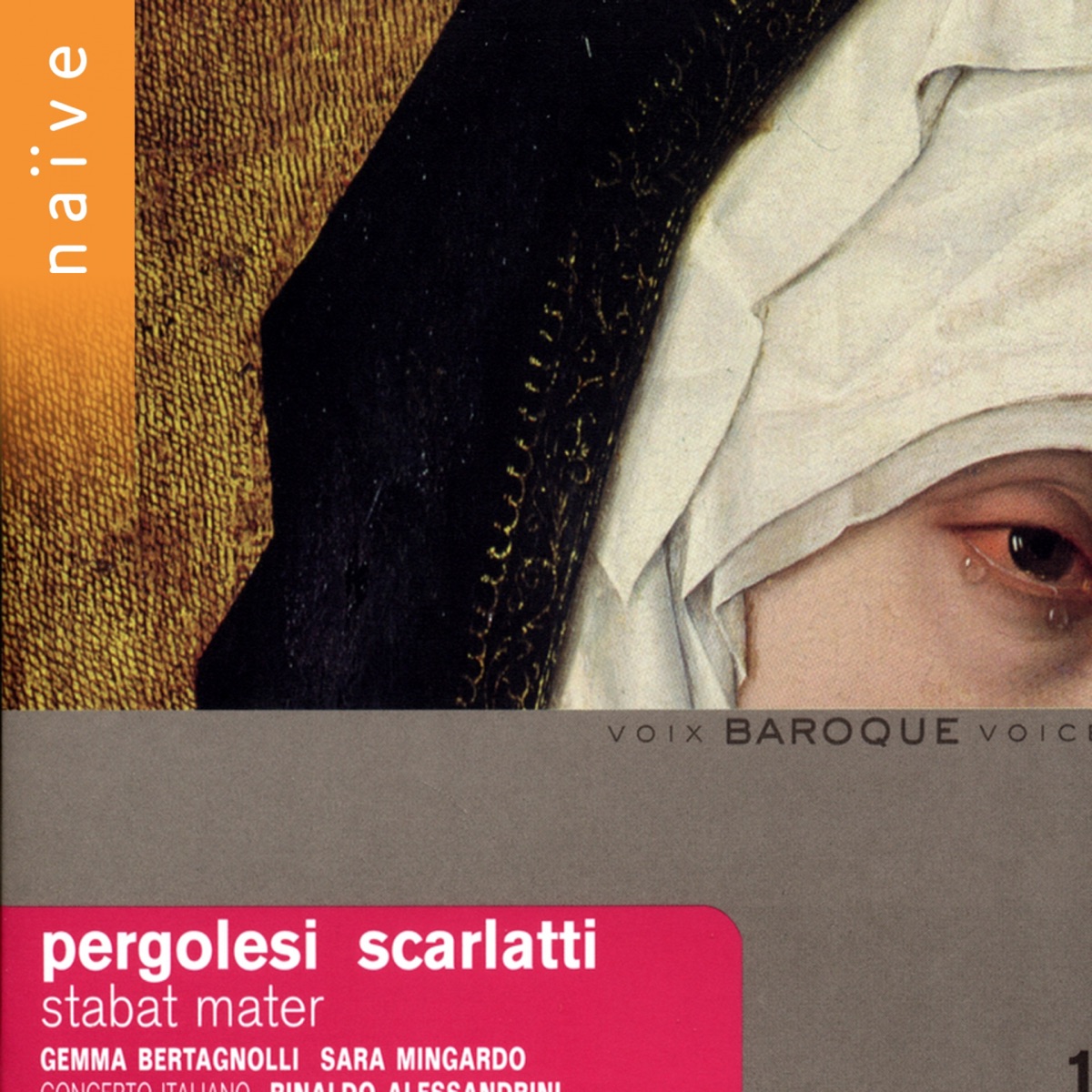 Pergolese, Scarlatti: Stabat Mater by Concerto Italiano, Rinaldo Alessandrini & Giovanni Battista Pergolesi album cover