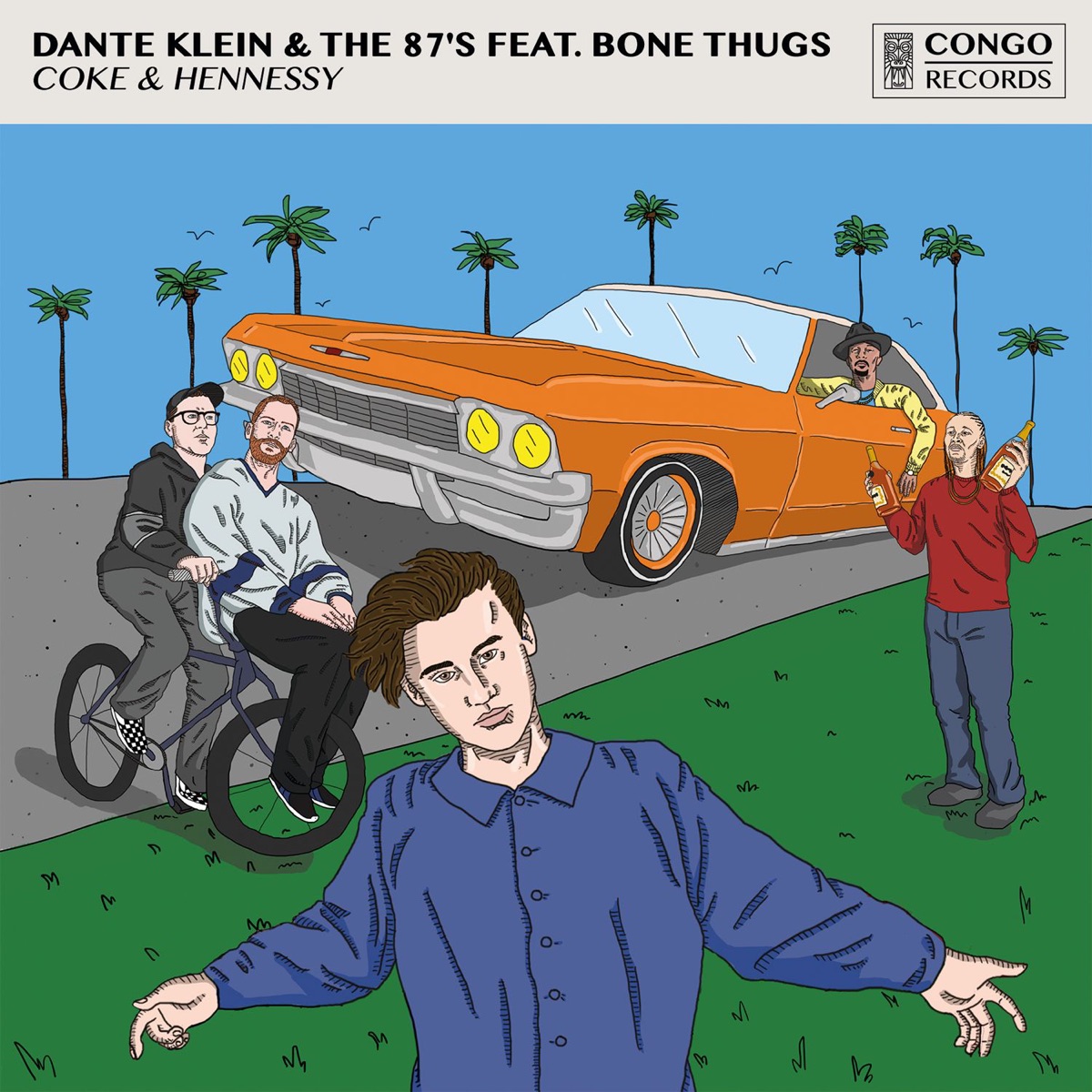 Coke & Hennessy (feat. Bone Thugs-N-Harmony) - Single by Dante Klein & The 87's album cover